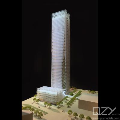 China Modelo de sitio arquitectónico 3D de Aedas rascacielos 1: 300 OEM en venta