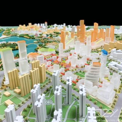 China CAUPD 1:2000 Modelos de arquitectura holográmica y diseño urbano personalizado en venta