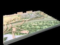Quality EMBT Natural Architectural Landscape Model Maker 1:500 for sale