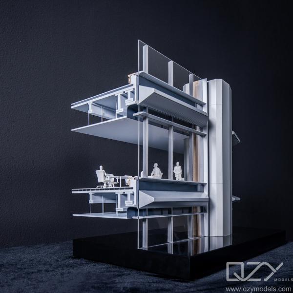 Quality ODM Plexiglass Acrylic Model Architecture 1:30 Suzhou Hengli Tower for sale