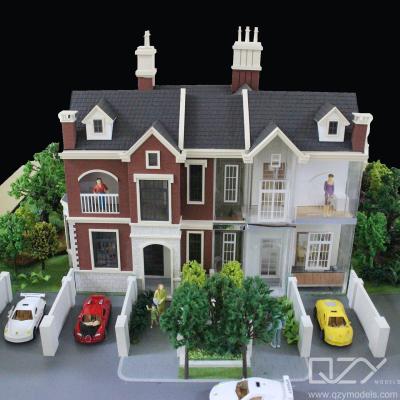 Quality House Interior Architectural Maquette Model 1/25 Oak Forest Villas ODM for sale