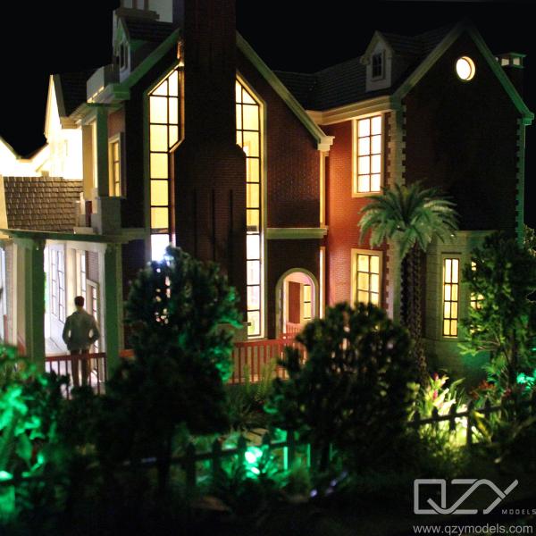 Quality House Interior Architectural Maquette Model 1/25 Oak Forest Villas ODM for sale