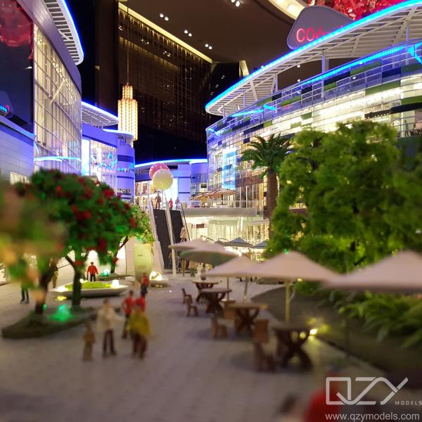 Quality Commercial Mockup Architectural Physical Model 1:150 Mova Plaza for sale