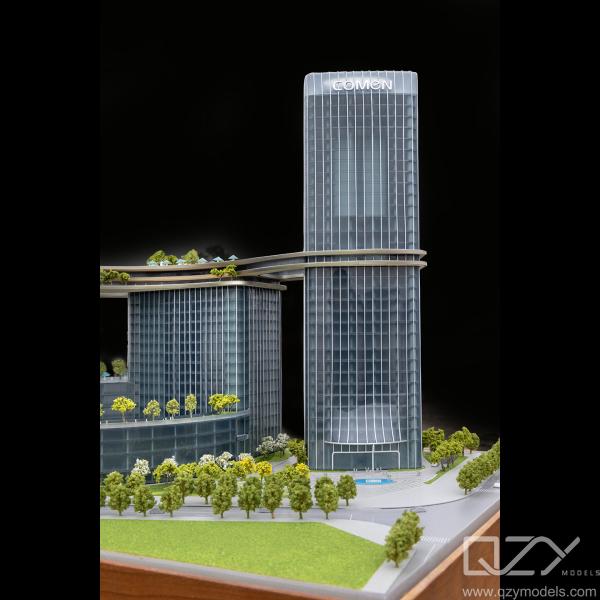 Quality HSA 1:500 Plexiglass Architectural Maquette Model Comen Medical Headquaters for sale