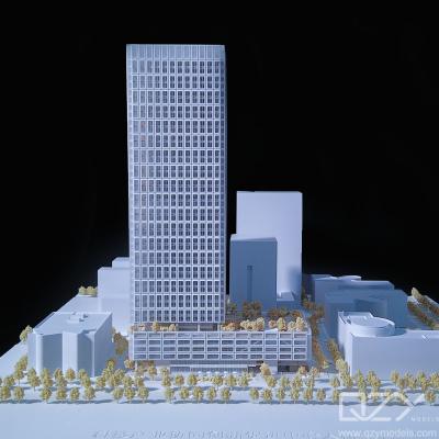 China HSA 1:500 Maquetes Arquitetura Edifícios Modelos de Grande Escala Sede da Tecnologia de Yibo à venda