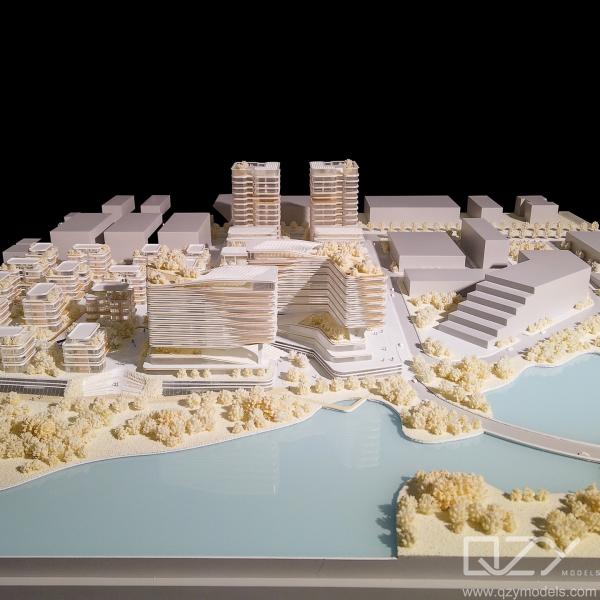 Quality Qingdao BGI Architectural Concept Model Famous Building Models HSA 1:750 for sale