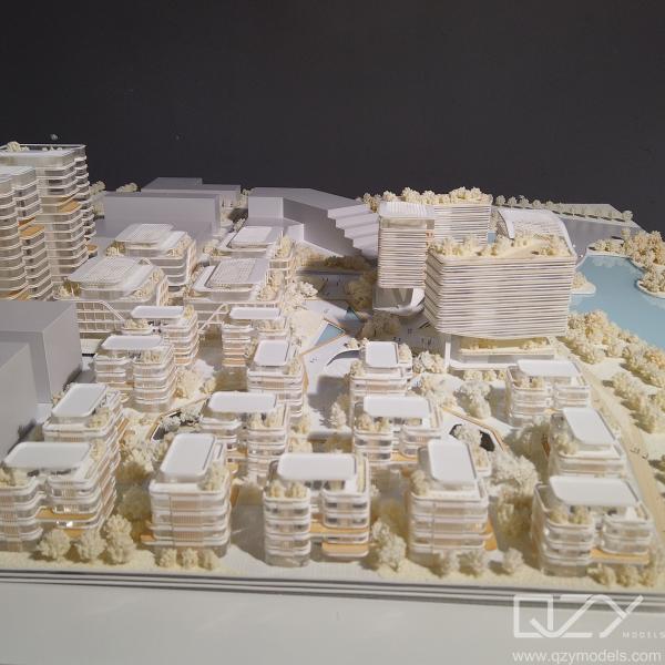 Quality Qingdao BGI Architectural Concept Model Famous Building Models HSA 1:750 for sale