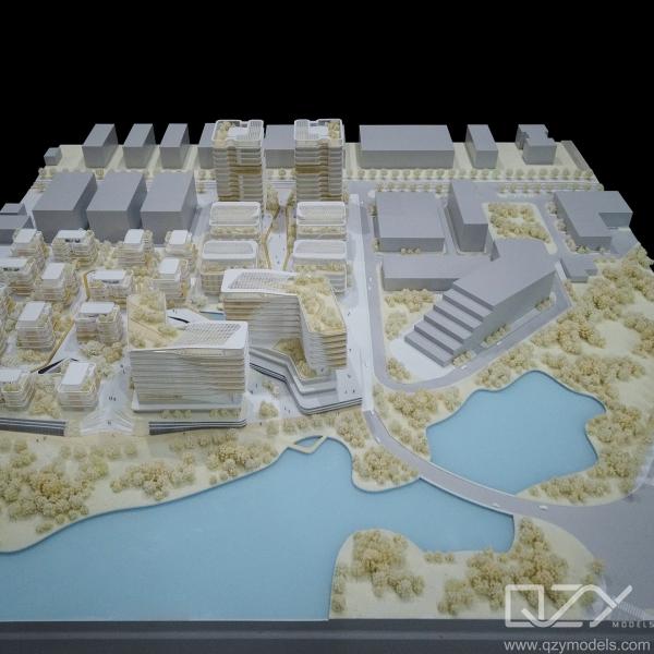 Quality Qingdao BGI Architectural Concept Model Famous Building Models HSA 1/750 for sale