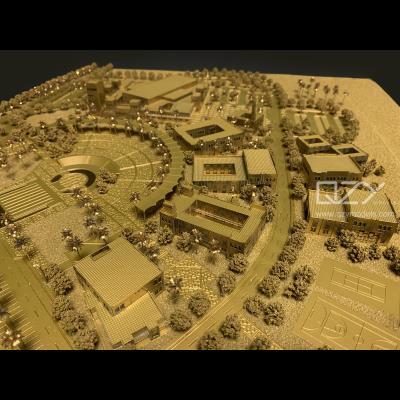 China Egipto Maqueta Modelo de paisaje Arquitectura de latón 1:1000 OEM en venta