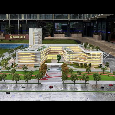 Chine 1:60 Maison de modèles architecturaux en miniature en métal École internationale BASIS à vendre