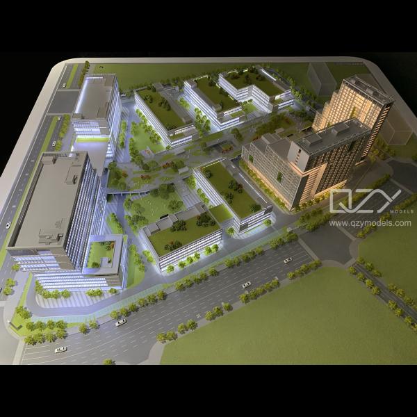 Quality HUAYI 1:300 Architect Model Makers Landscape Industrial Park for sale