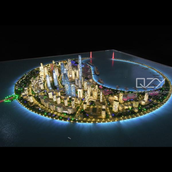 Quality 1/1000 Architectural Scale Model Nanhai Island Master Plan Model for sale