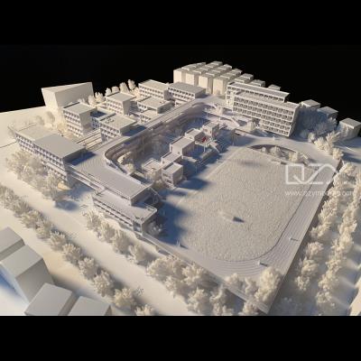 Chine HUAYI 1:500 Modèle de la section architecturale Modèle de l'immobilier Modèle de l'école Jihua à vendre