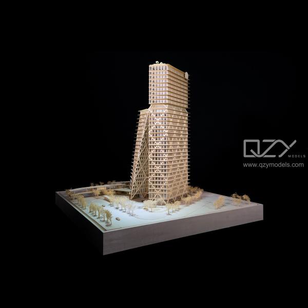 Quality ROHS Headquarter Architectural Site Model JKP 1/200 Miniature Skyscraper for sale