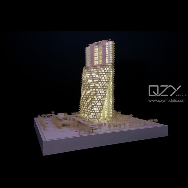 Quality ROHS Headquarter Architectural Site Model JKP 1:200 Miniature Skyscraper for sale