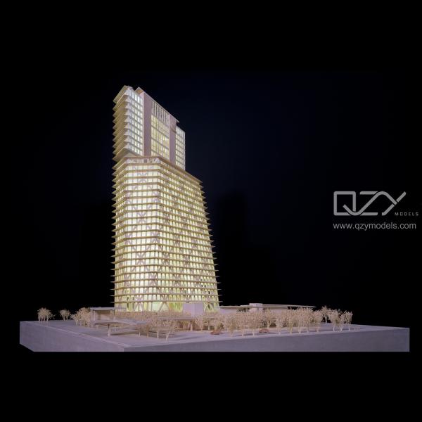 Quality ROHS Headquarter Architectural Site Model JKP 1/200 Miniature Skyscraper for sale