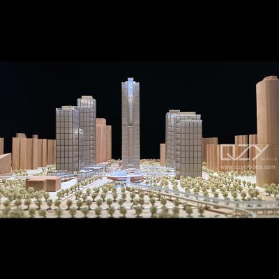 China Acrylic Base Architectural Physical Model Xiamen Project JKP 1:500 for sale
