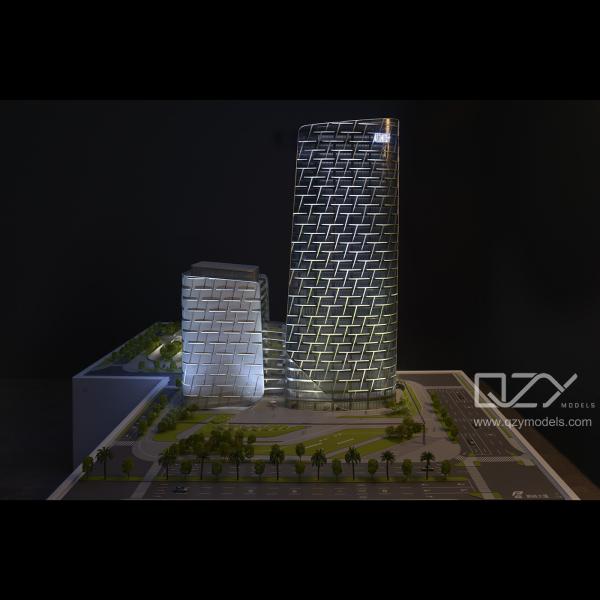 Quality Custom KPF Architectural Physical Model 1:100 PAC Tower Shenzhen for sale