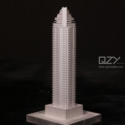 China Aluminum Architectural Skyscrapercity Scale Models 3d Model Skyscraper 1:1000 for sale