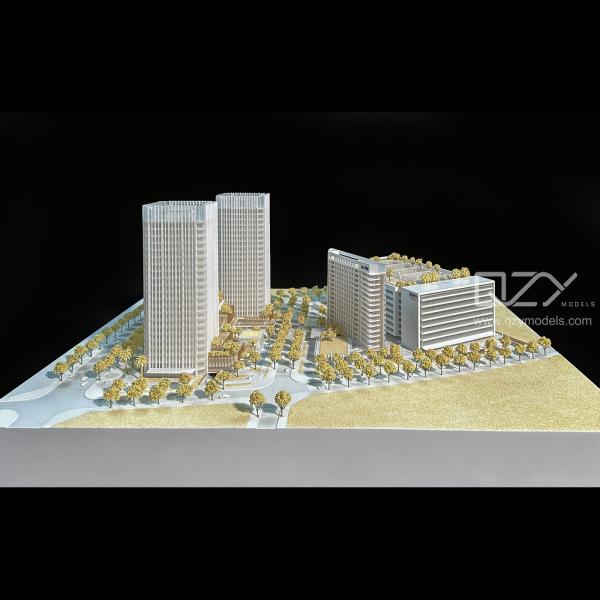 Quality HSA 1/500 Maquettes Architecture Large Scale Model Buildings Yibo Technology for sale