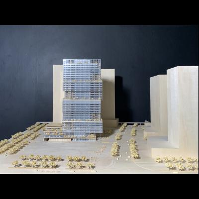 中国 ダチャンスワン・プロジェクトスケール建築サイトモデル摩天楼CBDビル 販売のため