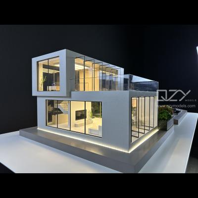 China HOPO Monochrome Model Architecture 1:20 Smart House for sale