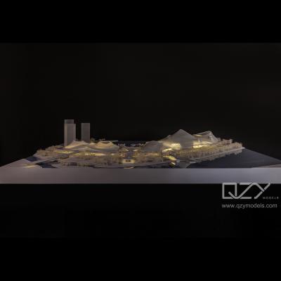 Κίνα MAD Αρχιτεκτονική Σχεδιασμένο Foshan Nanhai Art Center 1:300 Εμφάνιση μοντέλο μοντέλα σχεδιασμού νερού προς πώληση