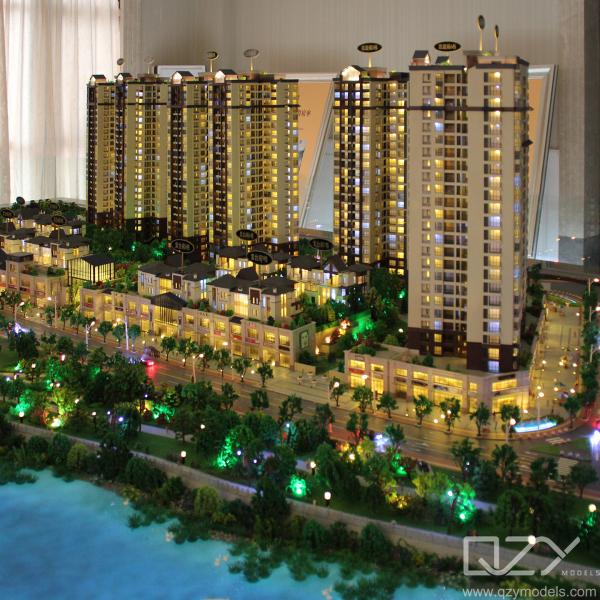 Quality Zhongtian Group - 1/120 Hunan Heron Bay Model Architectural Scale Model for sale