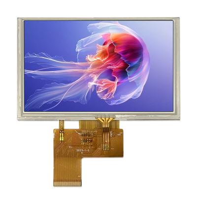 China 550cd/M2 5 polegadas capacitiva touchscreen IPS LCD Display para TFT LCM touchscreen à venda