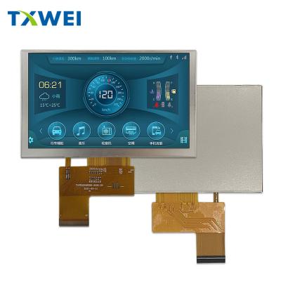 China 5.0 Inch 16 : 9  Full Color TFT LCD Screen TFT LCD Display High Brightness for sale