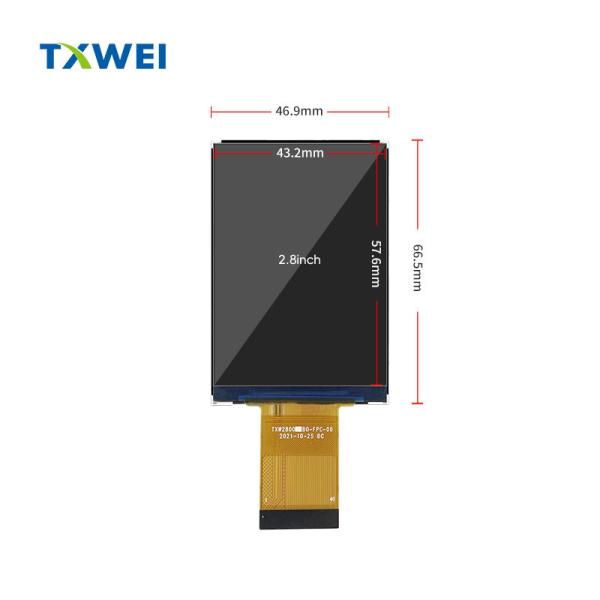 Quality Square Full Color TFT LCD Screen Hd Daylight Visible 2.8 Inch Tft Display Module for sale