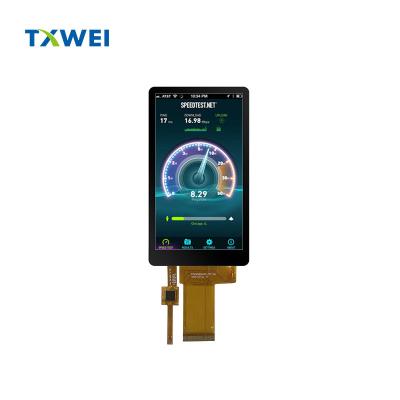 China IPS 480x854 4 polegadas LCD 4,5 polegadas TFT touch panel ST7283 HD Resistivo touch screen à venda