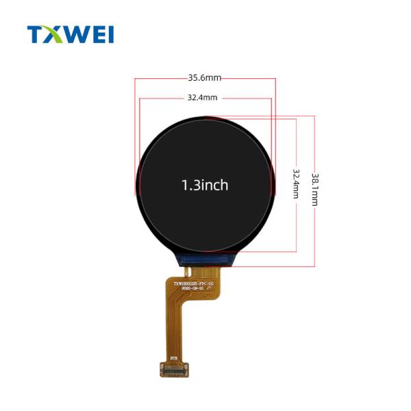 Quality 1.3 Inch Round Tft Display Arduino Touch Screen Monitor With Capacitive Touch for sale