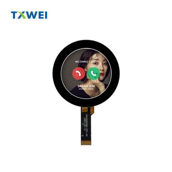 Quality 1.6 Inch 400 X 400 QSPI Display Interface Round Tft Screen Lcd Module Display for sale