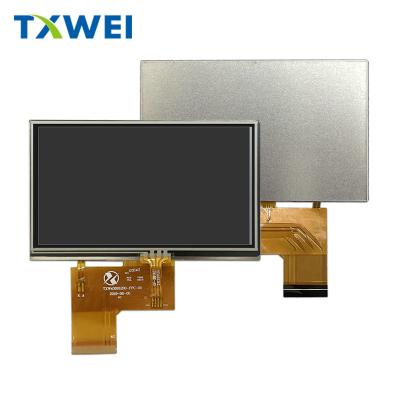 China 4.3 inch 480 * 272IPS wide temperature industrial vehicle mounted medical equipment instrument LCD display screen à venda
