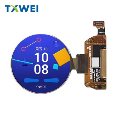 China 1.39-inch 454 * 454IPS wearable smart knob, medical small appliances brightness 400cd/m ² Circular display screen à venda