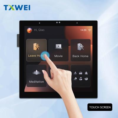 中国 4-inch IPS square intelligent switch industrial control instrument capacitive touch LCD display screen 販売のため