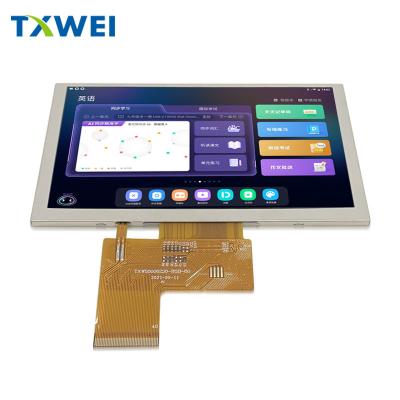 China 5 polegadas IPS LCD TFT 800 * 480 Resolução RGB 24 Interface LCD Display Module Com ST7262 LCD Panel à venda