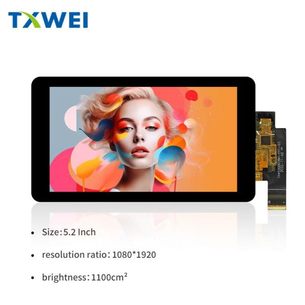 Quality 5.2-inch 1080 * 1920 brightness 1100 MIPI interface TFT LCD panel touch screen for sale