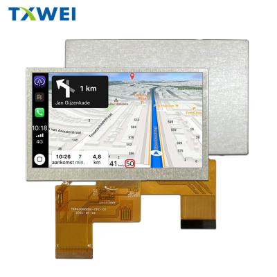 Quality 4.3 Inch TFT LCD with RGB 24 BIT Interface and 800*480 Pixels for sale