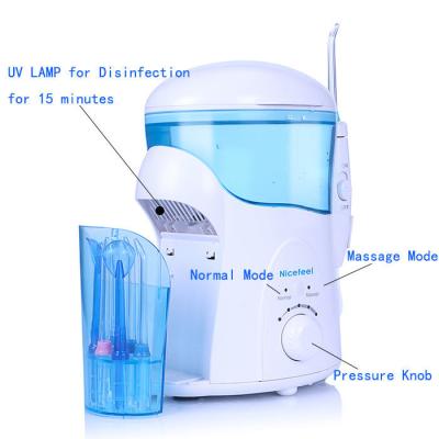 China CQC Countertop Cordless Flosser Multifunction Teeth Whitening Water Flosser Fc288 for sale