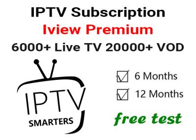 China Iview Premium Live Sports IPTV Adult 18+ Xxx For Europe Arabic USA Canada Africa for sale