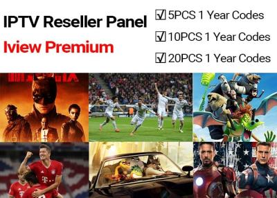 China Iview Premium IPTV Reseller Panel M3U EPG 6000+ Live TV 20000+ VOD for sale