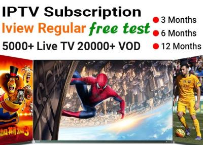 China Smart Iview IPTV Subscription Romania Pro TV Movistar Laliga EPG for sale