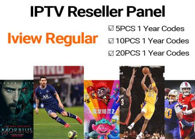 China USA Panel Reseller IPTV NBA NFL NHL 5000+ Live TV 20000+ VOD Iview Regular for sale