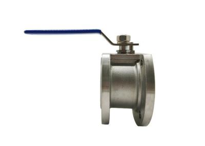 China PN16 Wafer Flanged Ball Valve , DIN Flanged End Ball Valve for sale