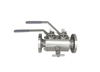 China Double Bleed And Block Socket Weld ASME150 DBB Ball Valve for sale