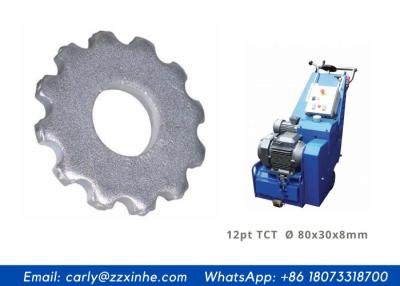 China 12pt TCT Carbide Cutter 12 Point Milling Teeth On Multi Plane Milling Scarifiers for sale