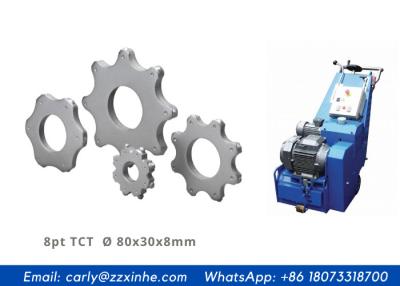 China cortadores do carboneto do TCT 12pt rodas de trituração de 12 pontos em Scarifiers de trituração do assoalho à venda
