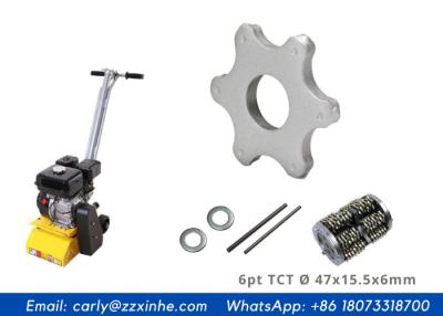 China 6pt Carbide Milling Cutting Teeth Blade Scarifier TCT Cutters For Scarifiers Planning Machines for sale